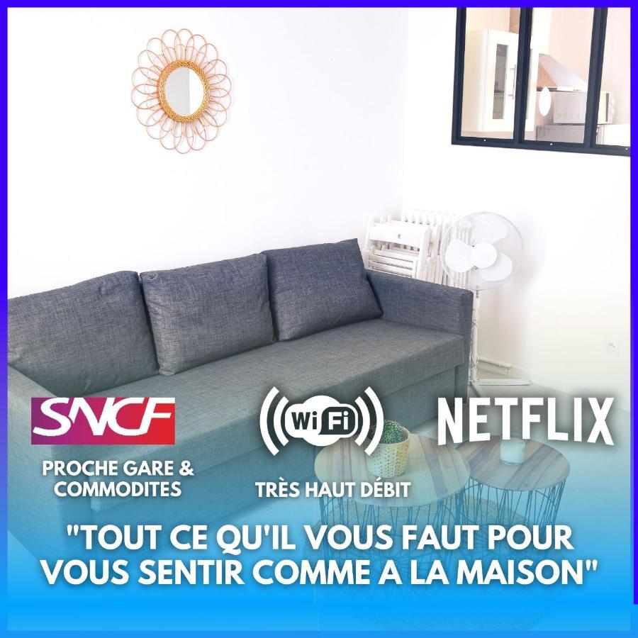 Netflix I Molotov I Lit 160X200 I Proche Gare Et Centre Ville I 39M2 I Wifi Tolone Esterno foto